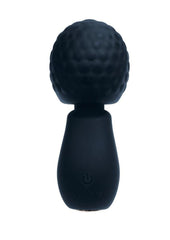 Vedo Moe Silicone Rechargeable Mini Wand Massager - Black