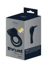 Vedo Trust Rechargeable Silicone Cock Ring - Black