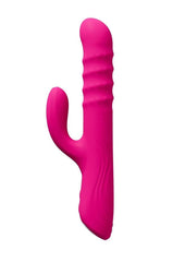 Velvo Rotating Vibrating 3-In-1 Rechargeable Bluetooth App Compatible Rabbit Vibrator