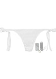 Vibro Panty Vibrating Bikini Remote Control Underwear Panty Vibe - White - One Size
