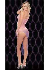 Violet Sky Off-The-Shoulder Mini Dress - Pink/Purple - One Size