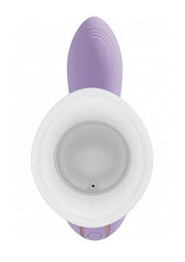 Vive Callalily Silicone Rechargeable Triple Motor G-Spot Tap, Vulva, Breast Suction and Tongue Vibrator