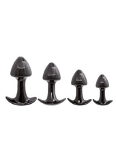 Walk Around Trainer Plugs - Black - 4 Pack
