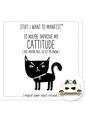 Warm Human Improve My Cat-Itude