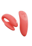 We-Vibe Chorus Rechargeable Couples Vibrator with Squeeze Control - Crave - Coral/Orange