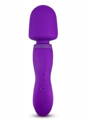 Wellness Dual Sense Rechargeable Silicone Massager - Purple