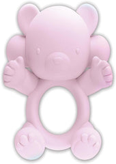 Wet Dreams Bear Hug Rechargeable Silicone Cock Ring - Pink