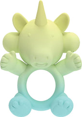 Wet Dreams Uni Horn Rechargeable Silicone Cock Ring - Multicolor