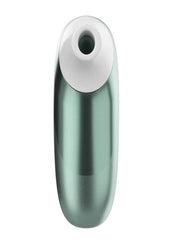 Womanizer Pleasure Air Pro Rechargeable Silicone Air Pulse Clitoral Vibrator - Sage - Green