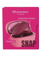 Womanizer Snap Portable Stimulator with Charging Case - Crushed Perry
