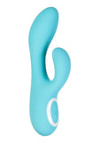 Wonderlust St Tropez Rechargeable Silicone Dual Vibrator - Teals - Teal