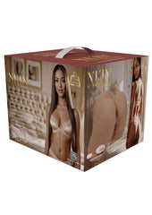 Xkin Lux Arden Dual Entry Bodyforms Masturbator - Pussy/Ass - Caramel