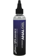Zero Tolerance Hybrid Anal Gel Water and Silicone Based Extra Thick Density Lubricant - 4oz
