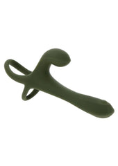 Zero Tolerance Strap Tap and Go Rechargeable Silicone Strapless Strap-On - Green