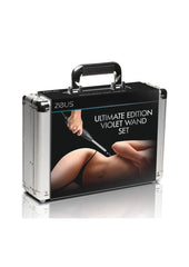 Zeus Electrosex Ultimate Edition Violet Wand - Silver - Set
